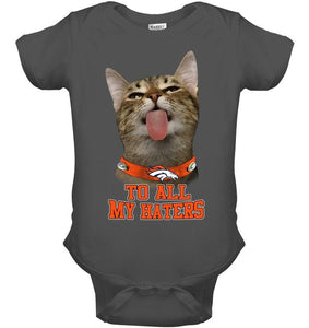 Denver Broncos cat to all my haters shirt