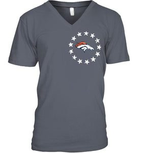 Denver Broncos american star flag shirt