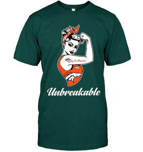 Go Denver Broncos unbreakable girl shirt