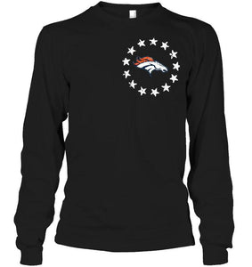 Denver Broncos american star flag shirt