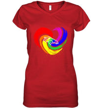 Load image into Gallery viewer, Denver Broncos lgbt tornado heart shirt
