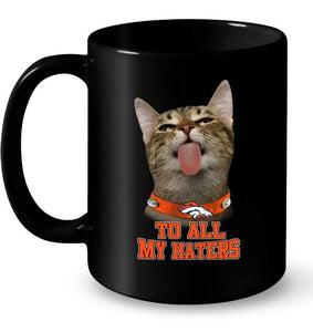 Denver Broncos cat to all my haters shirt