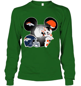 Denver Broncos Minnie cheerleader shirt