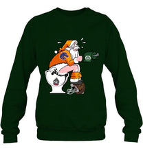 Load image into Gallery viewer, Santa Boise State Broncos in bathroom shirt
