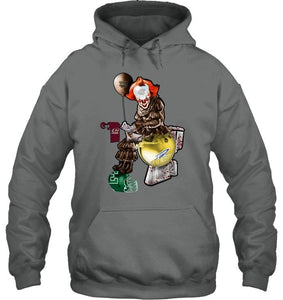 IT Western Michigan Broncos in toilet halloween hoodie