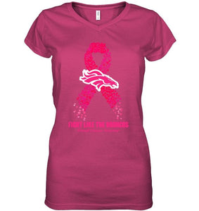 Denver Broncos fight like the Broncos br east cancer warrior shirt