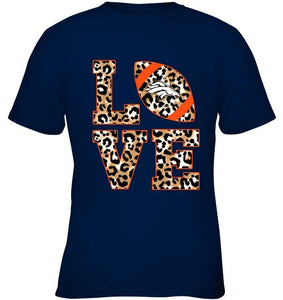 Love Denver Broncos panther pattern shirt