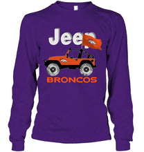 Load image into Gallery viewer, Jeep Denver Broncos fan hoodie
