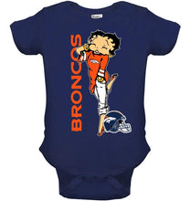 Load image into Gallery viewer, Denver Broncos betty boop fan shirt
