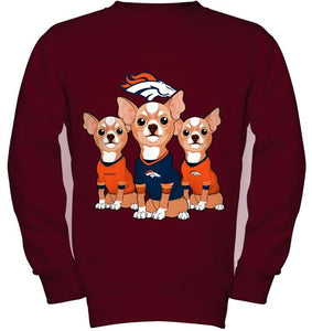 Denver Broncos Chihuahuas fan shirt