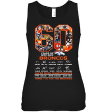 Load image into Gallery viewer, 60 years of denver broncos signed shirt
