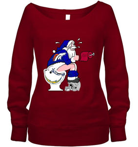 Santa Denver Broncos Toilet shirt