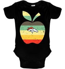 Load image into Gallery viewer, Denver Broncos teacher apple retro shirt
