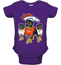 Load image into Gallery viewer, Denver Broncos Rottweilers fan shirt
