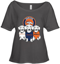 Load image into Gallery viewer, Dachshund Denver Broncos shirt
