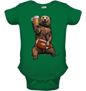 Denver Broncos Beer drinking bear shirt