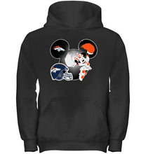 Load image into Gallery viewer, Denver Broncos Minnie cheerleader shirt
