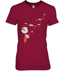 Denver Broncos daisy butterfly fan shirt