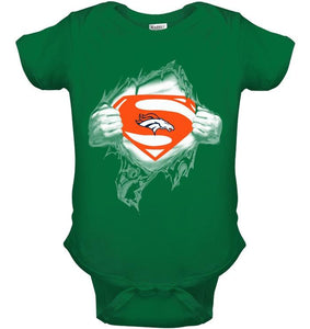 Denver Broncos Superman Ripped shirt