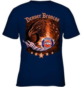 denver broncos eagle american flag shirt
