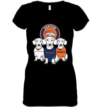 Load image into Gallery viewer, Dachshund Denver Broncos shirt
