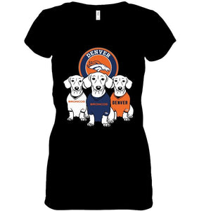 Dachshund Denver Broncos shirt