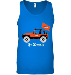 Go Denver Broncos Jeep shirt