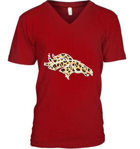 Denver Broncos tiger pattern layer shirt