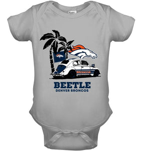 Beetle Denver Broncos on beach shirt