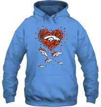 Load image into Gallery viewer, Denver Broncos tiny hearts shape shirt
