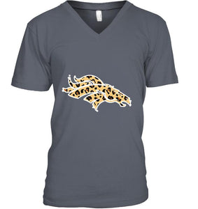 Denver Broncos tiger pattern layer shirt