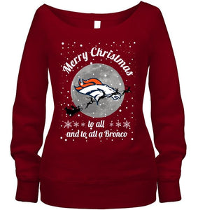 Denver Broncos Merry Christmas to all and to all a Bronco fan shirt