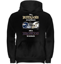 Load image into Gallery viewer, I'm Colorado Buffaloes on Saturdays and Denver Broncos on Sundays shirt
