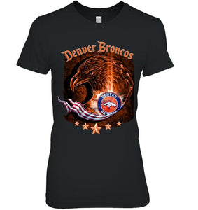 denver broncos eagle american flag shirt