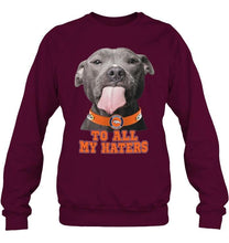 Load image into Gallery viewer, Denver Broncos to all my haters pitbull shirt
