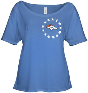 Denver Broncos american star flag shirt