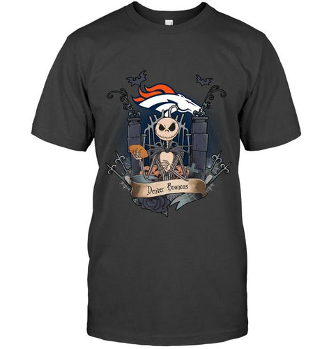 Denver Broncos Jack Skellington shirt