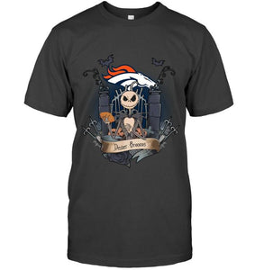 Denver Broncos Jack Skellington shirt