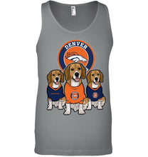 Load image into Gallery viewer, Denver Broncos Beagles fan shirt
