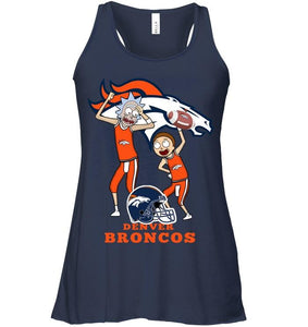 Denver Broncos Rick and morty fan shirt