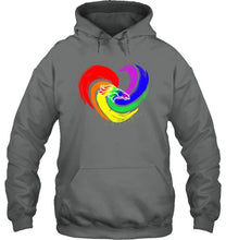 Load image into Gallery viewer, Denver Broncos lgbt tornado heart shirt
