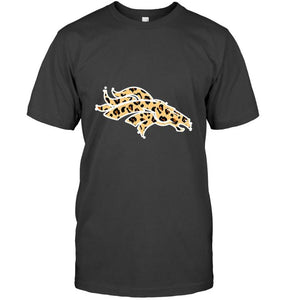 Denver Broncos tiger pattern layer shirt