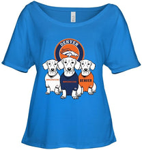 Load image into Gallery viewer, Dachshund Denver Broncos shirt
