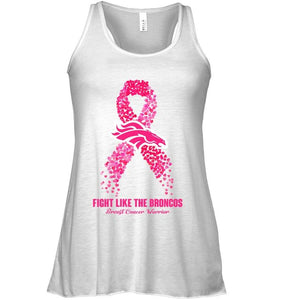 Denver Broncos fight like the Broncos br east cancer warrior shirt