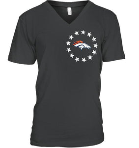 Denver Broncos american star flag shirt