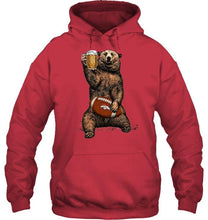 Load image into Gallery viewer, Denver Broncos Beer drinking bear shirt
