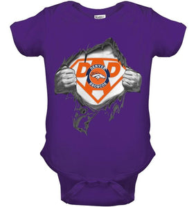 Denver Broncos dad superman shirt