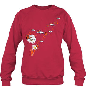 Denver Broncos daisy butterfly fan shirt