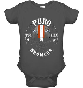 Puro Denver Broncos por vida fan shirt