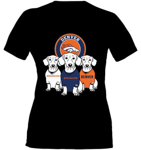 Dachshund Denver Broncos shirt